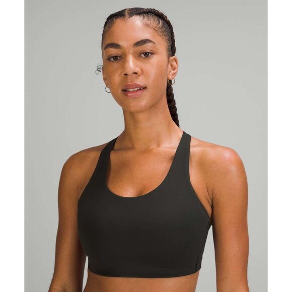 Lululemon Energy Bra High Support 38DD Rainforest Green Adjustable Straps - Picture 1 of 2